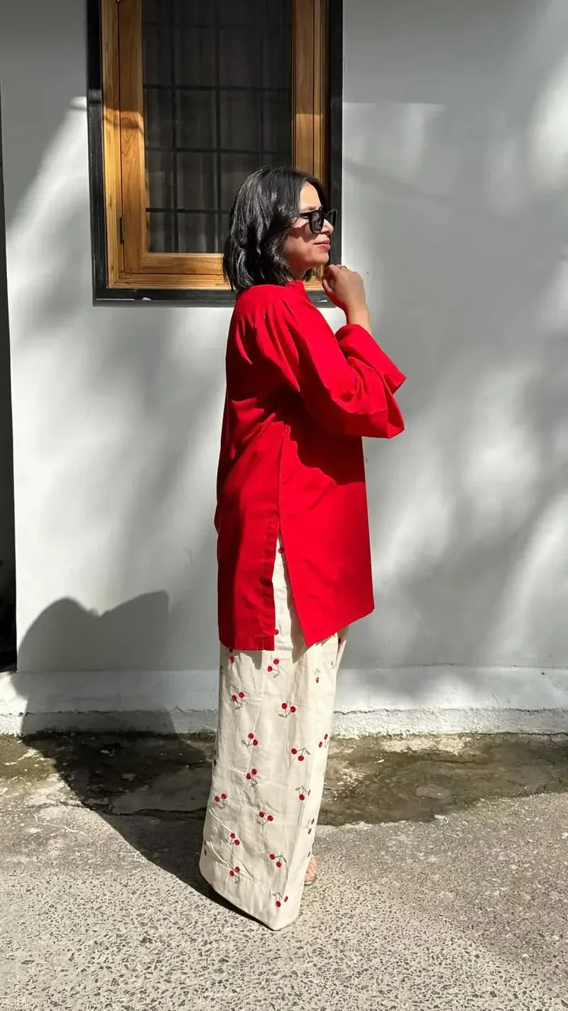 Cherry 2PC Stitched